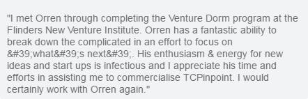 Orren-Prunckun-Work-With-Me-TCPinPoint-Testimonial